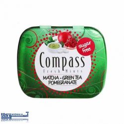 قرص خوشبو کننده دهان چای سبز و انار کامپس Compass حاوی 12 بسته 50 عددی