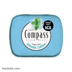 قرص خوشبو کننده دهان کامپس compass spearmint ice تعداد 50 عدد