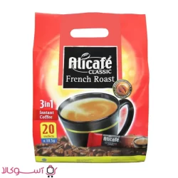 قهوه علی کافه 3in1 مدل classic french roast بسته 20 عددی