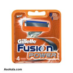 تیغ یدک ژیلت فیوژن پاور Gillette Fusion Power بسته 4 عددی
