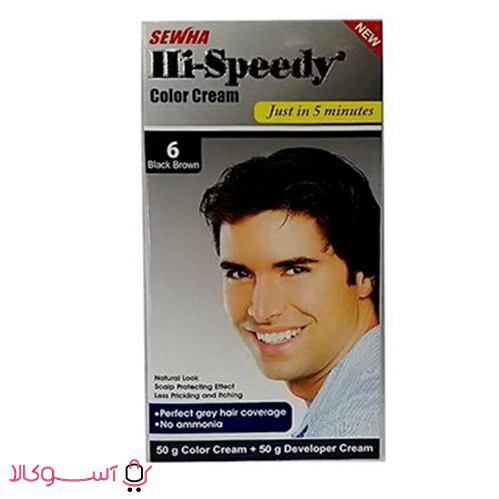 Hi Speedy Hair Color Cream No. 6