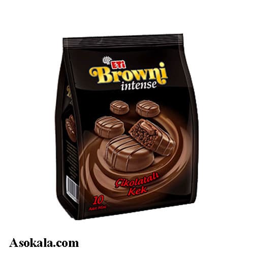 کیک براونی شکلاتی اتی مدل Browni intense بسته 10 عددی