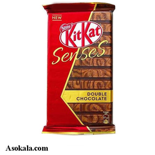 شکلات تخته ای Kit Kat Senses مدل DOUBLE CHOCOLATE وزن 110 گرم