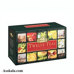 چای کیسه ای احمد مدل TWELVE TEAS بسته 60 عددی