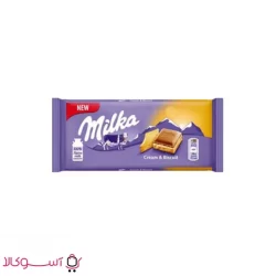 شکلات میلکا مدل بیسکویتی بسته 100 گرمی