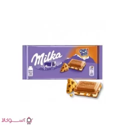 قیمت شکلات شیری میلکا مدل چیپس شکلات