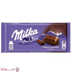 شکلات میلکا مدل piacere fondente extra cacao بسته 100 گرمی
