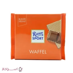 شکلات کاکائویی ریتر اسپرت مدل waffel وزن 100 گرم