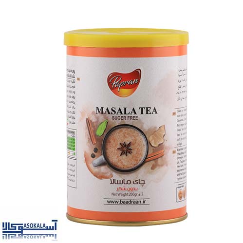 چای ماسالا بدون شکر پاپران وزن 200 گرم