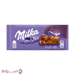 شکلات میلکا مدل triple وزن 80 گرم