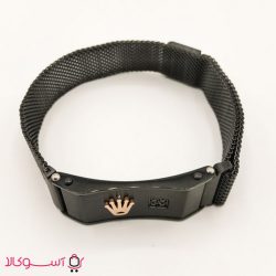 قیمت دستبند مردانه استیل رولکس مشکی