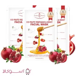 قیمت ماسک ورقه ای صورت آیچون بیوتی مدل عسل و میوه های قرمز