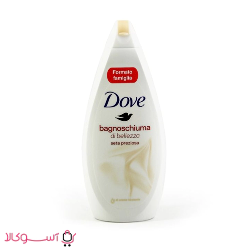 Dove body shampoo contains silk extract