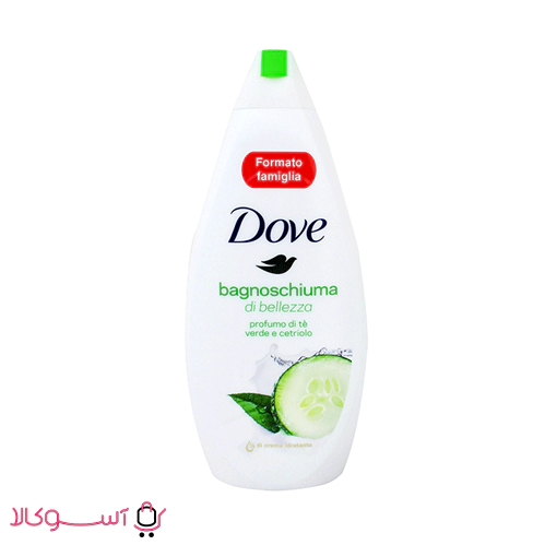 Dove body shampoo cucumber extract and green tea