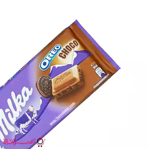 شکلات میلکا مدل اوریو شکلاتی 100 گرمی